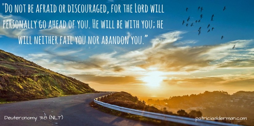 _Do not be afraid or discouraged, for the Lord will personally go ahead of you. He will be with you; he will neither fail you nor abandon you.”
